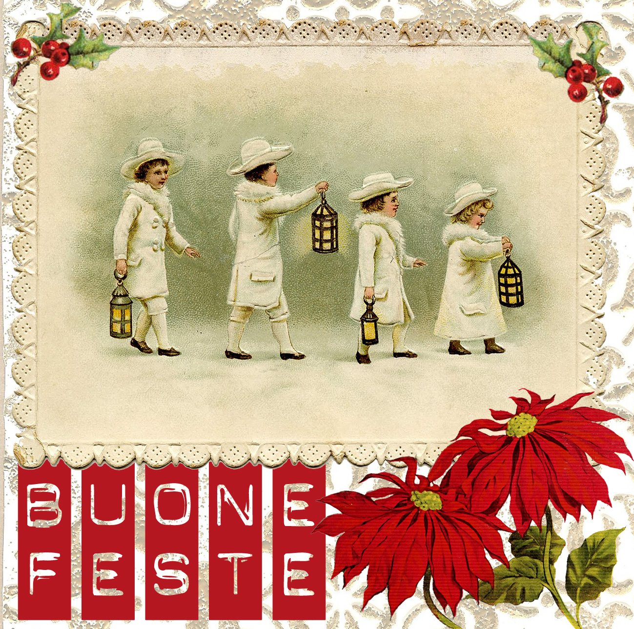 Orecchini E Gioielli 1129design Ispirazioni E Divagazioni Natale Vintage Biglietto Di Auguri E Collage Digitali