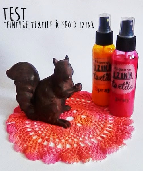 Test de la teinture textile à froid Izink avec @Creavea
