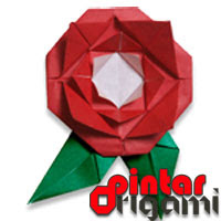 Cara Membuat Origami Bunga Mawar | Cara Membuat Origami | Bunga