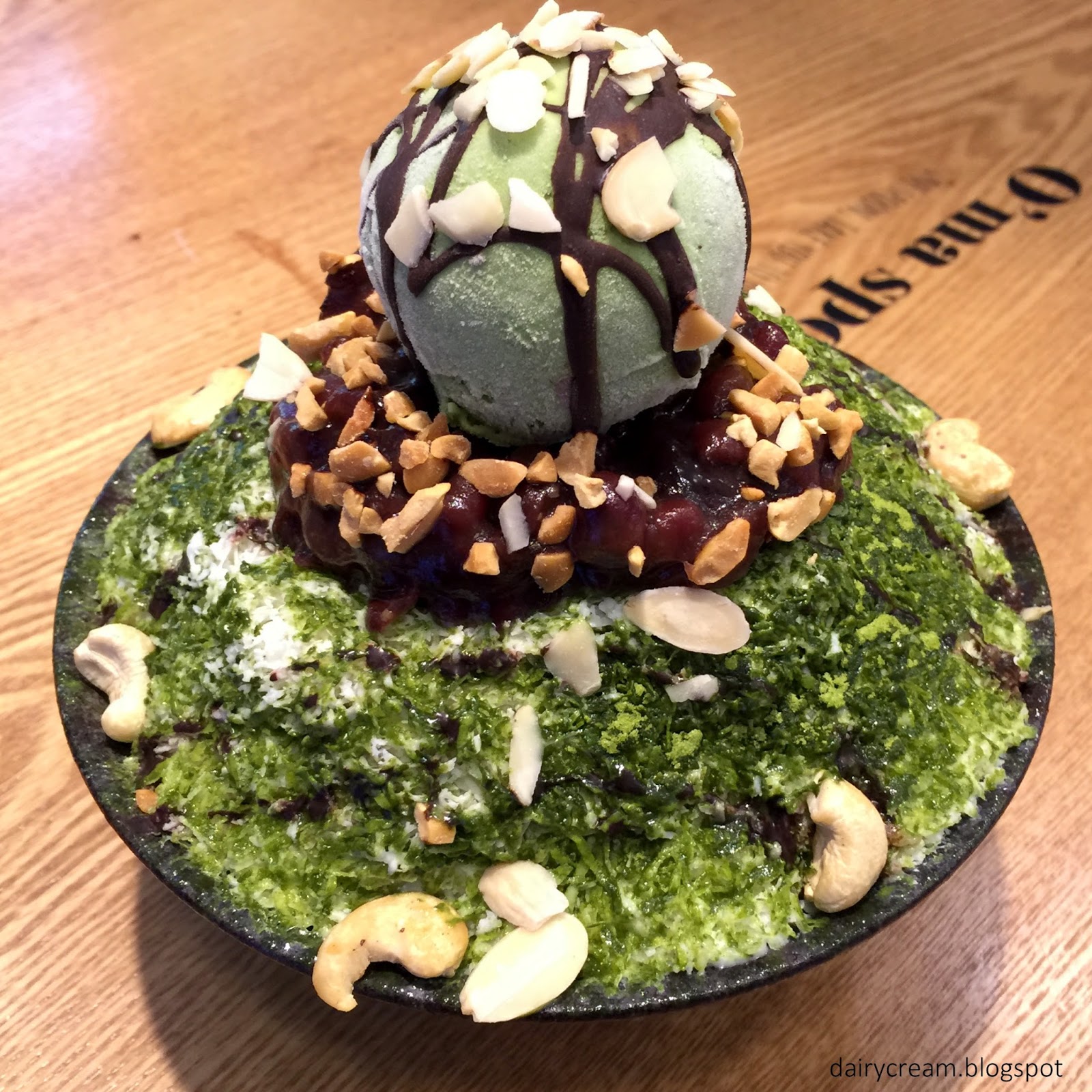 Singapore Japan Food Blog Dairy and Cream O'ma Spoon Korean Dessert Cafe