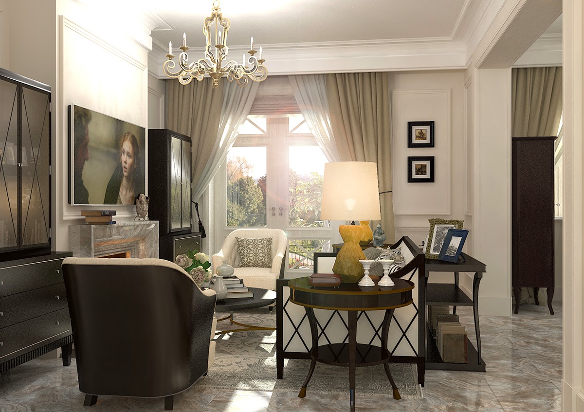 Darya Girina Interior Design Visualizations April 2014