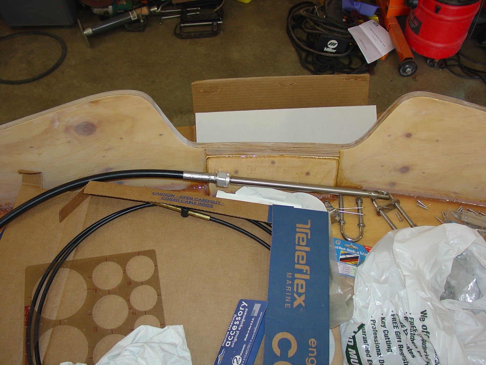 Todd's MiniTug Boat Building Journal Steering System and Engine Controls