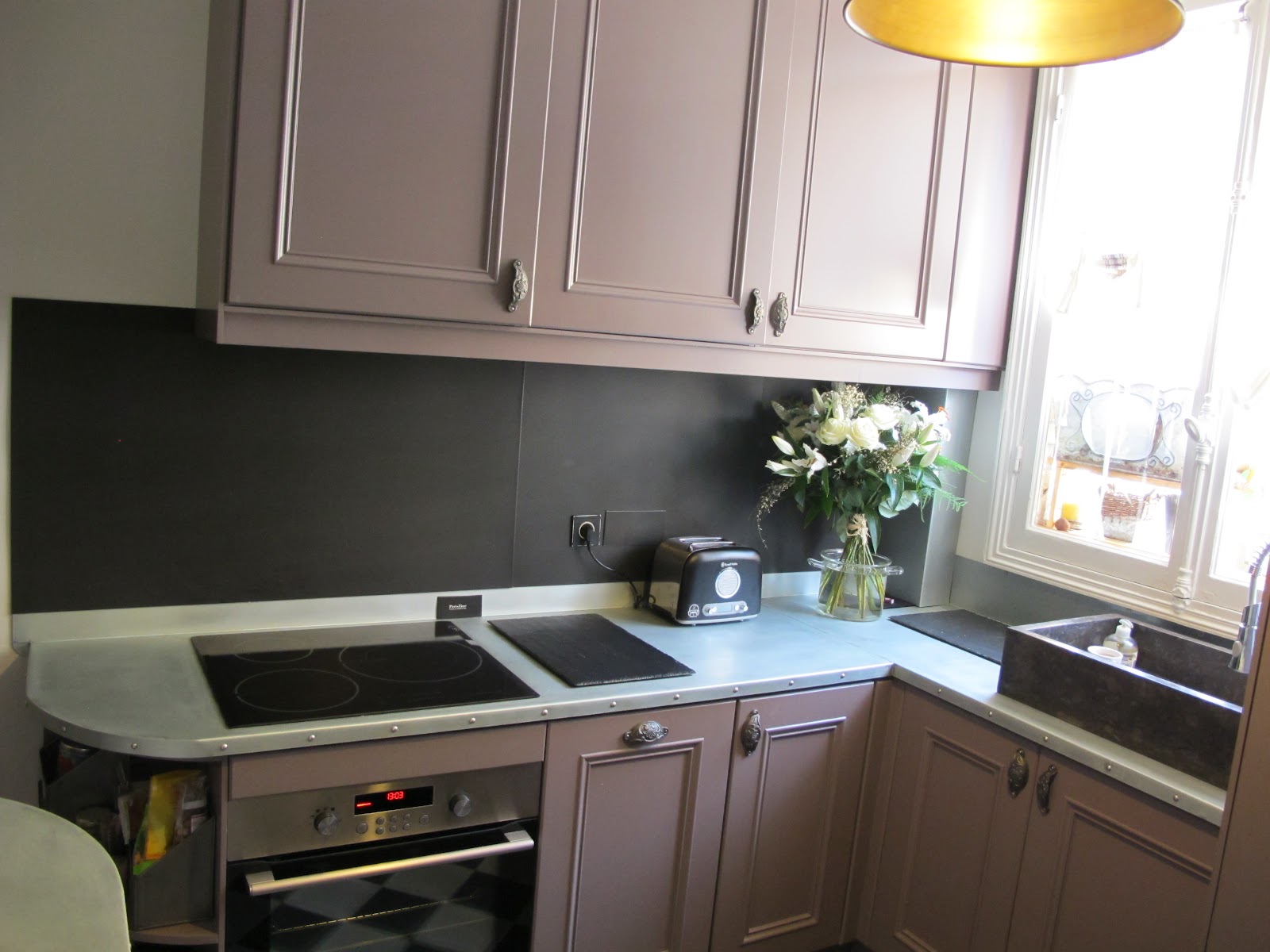 paris zinc plan de travail et crédence habillé de zinc