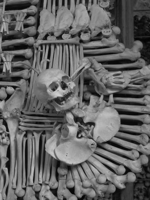 The bone church (ossuary) in Kutna Hora, Czech Republic. The bone church (ossuary) in Kutna Hora, Czech Republic.