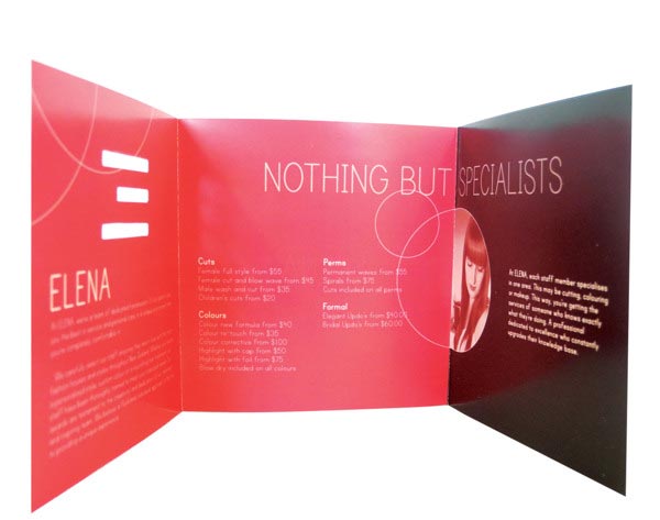 Salon Brochure Design