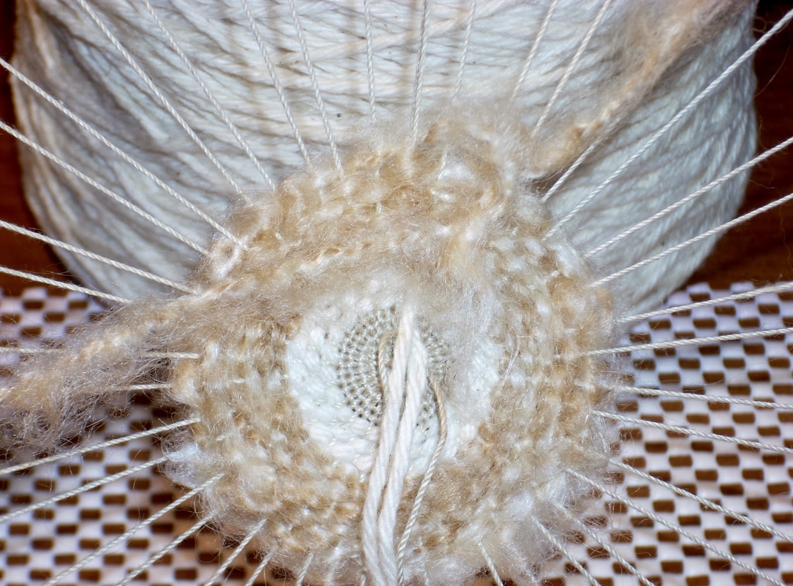 HeartSong Studio Needle Weaving on a Circular Loom