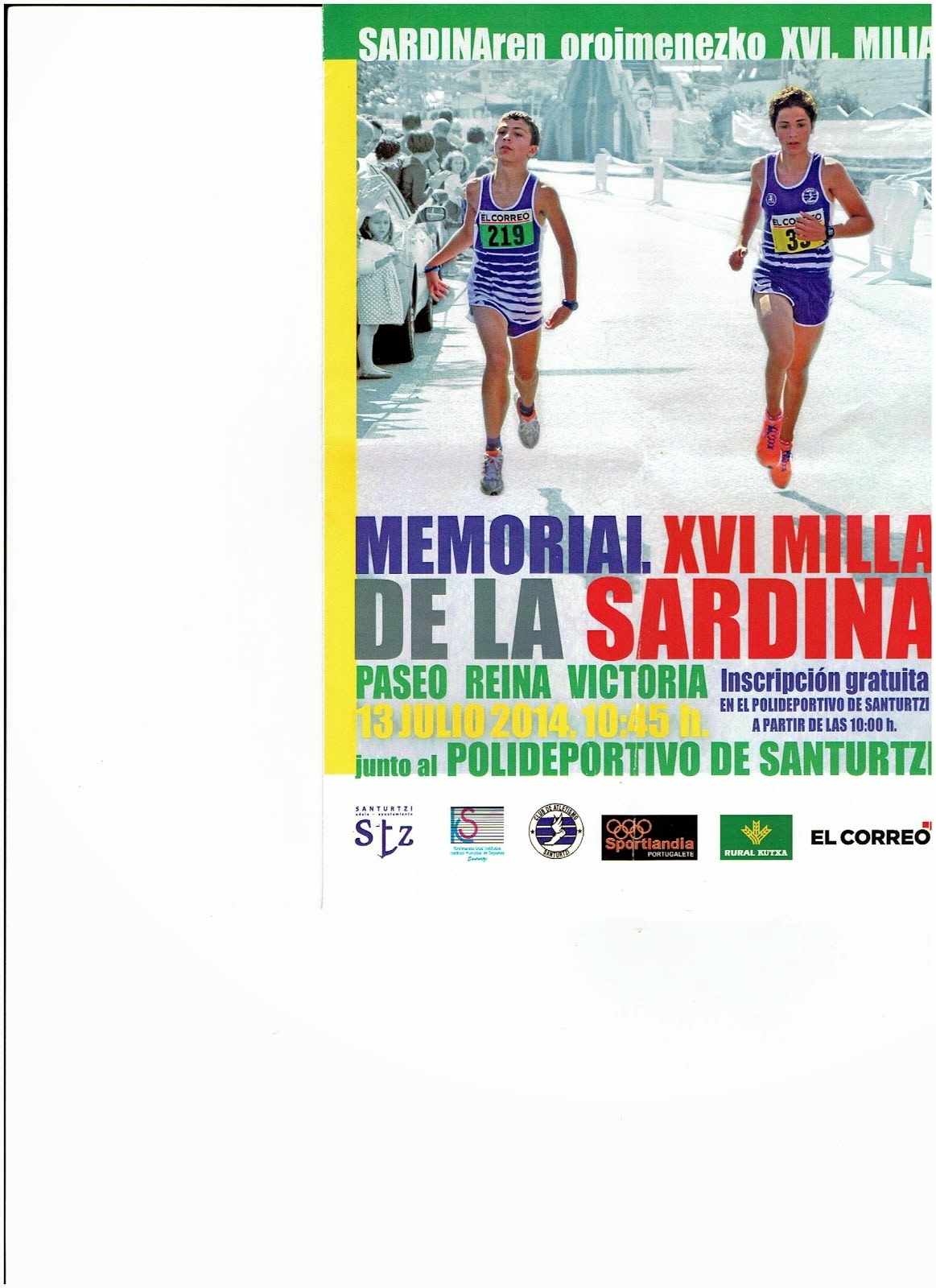 MILLA DE LA SARDINA"MEMORIAL"  2014