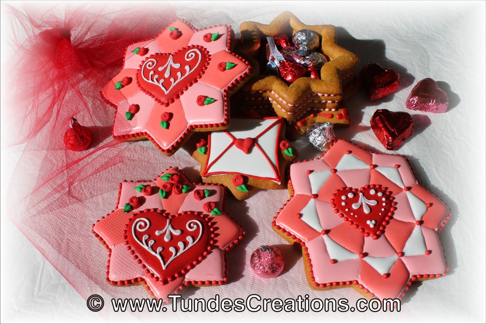 Valentine's gingerbread cookies 