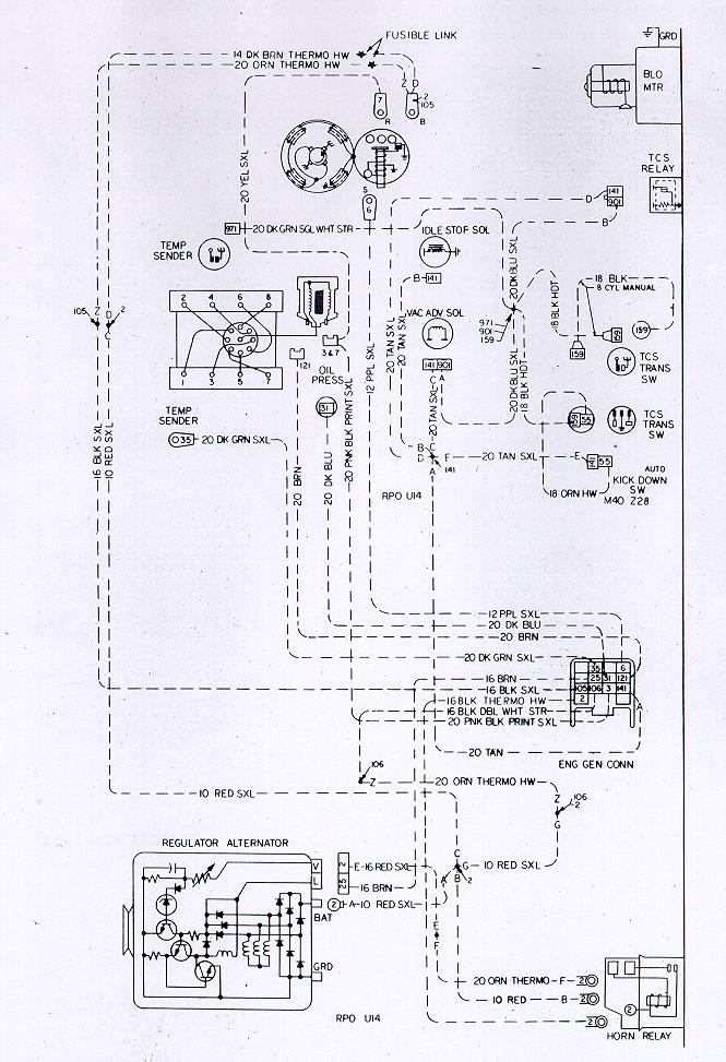 Free Auto Wiring Diagram  Chevrolet Camaro Z28 Engine