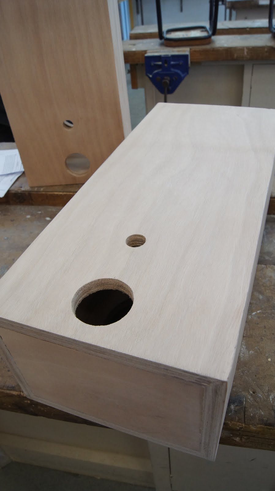 Thomas Fullers PWK 2011 Finished speaker construction.