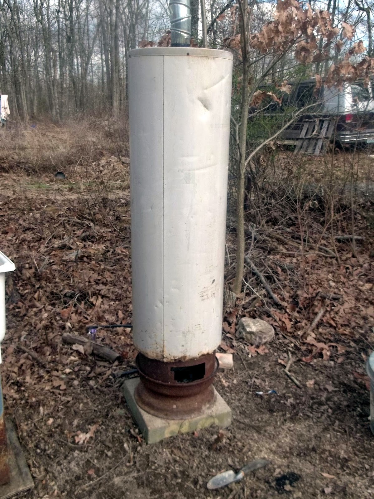 Wolf Woods Wood Fired Water heater