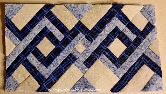 Friendship  knot paper  pieced block