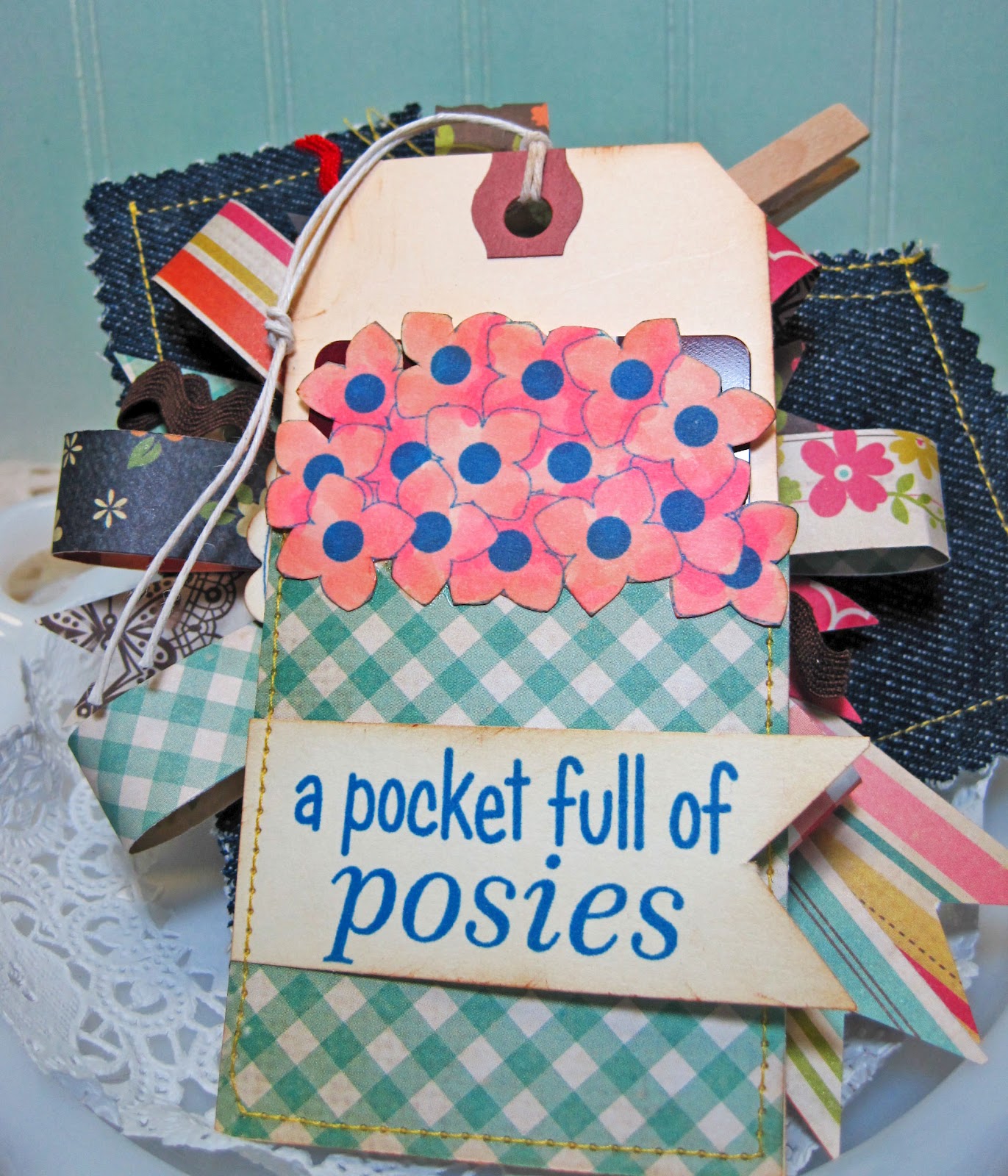 Lori Hairston Pocket Full of Posies for The Cutting Cafe