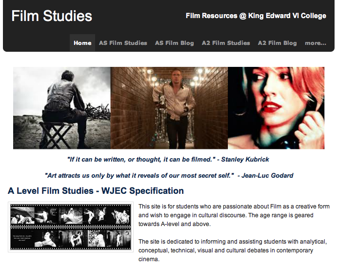 A Level Film Studies New Film Studies Website Key Concepts/Exam