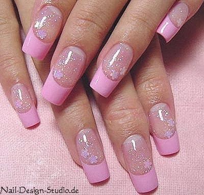 Unhas Rosas Unhas Decoradas Rosas