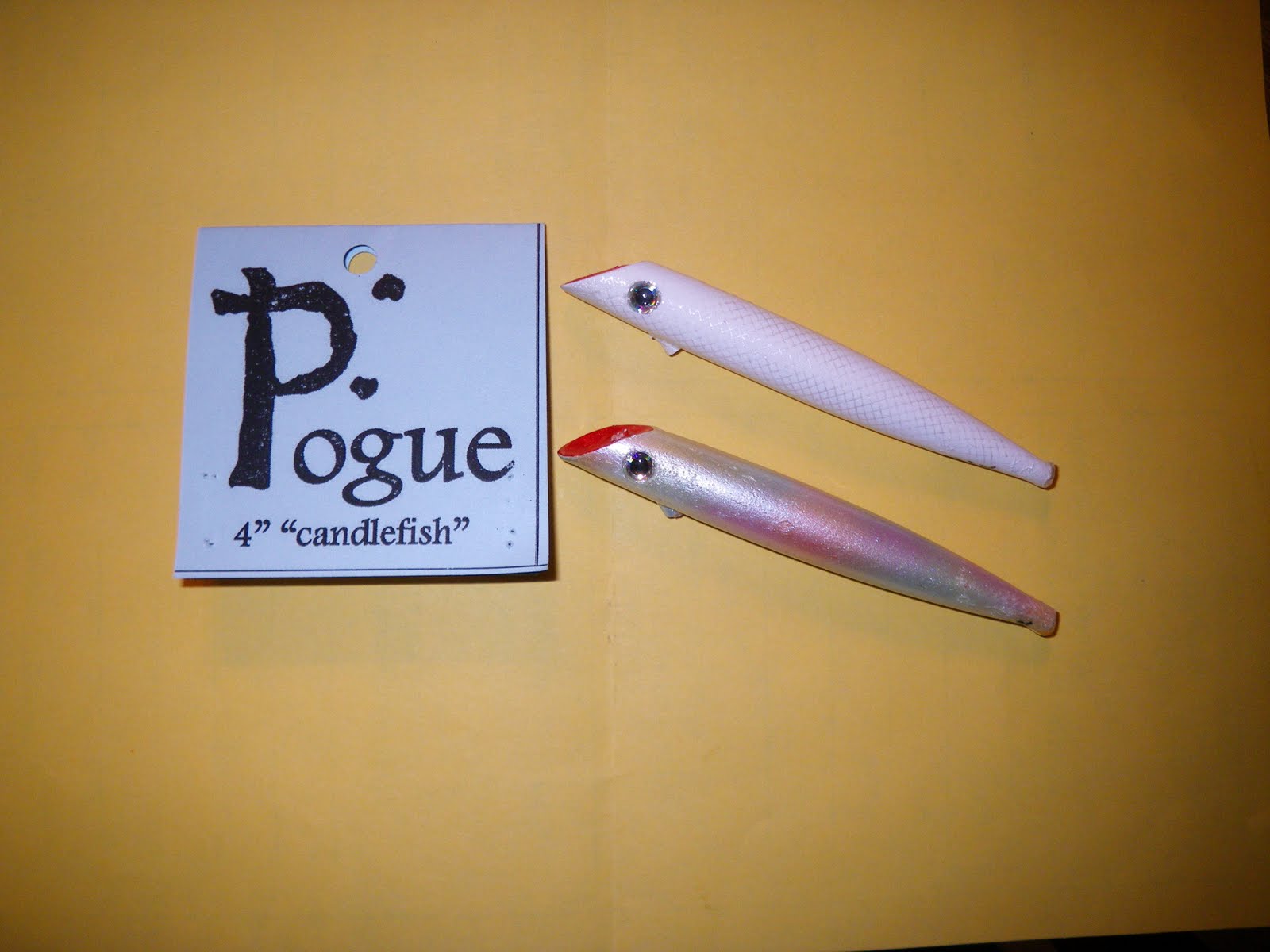 Northwest Salmon and Steelhead Fishing Pogue 4" Candlefish Salmon Plugs