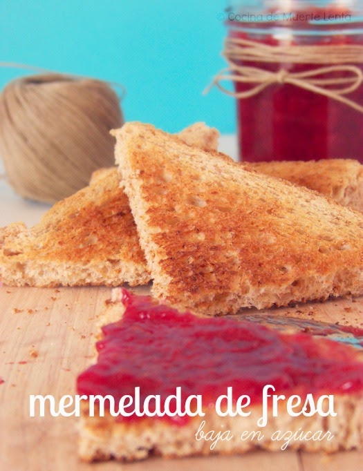 Mermelada de Fresa baja en azúcar - Cocina de Muerte Lenta Mermelada de Fresa baja en azúcar - Cocina de Muerte Lenta