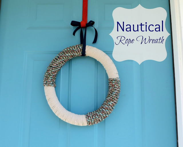 DIY Nautical Rope Wreath Tips
