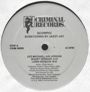 Scorpio  ‎– (Go Michael) Air Jordan (1986, VLS, 256)
