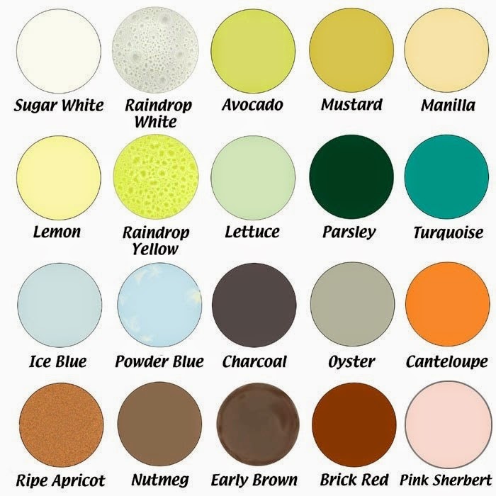 Bakelite Color Chart