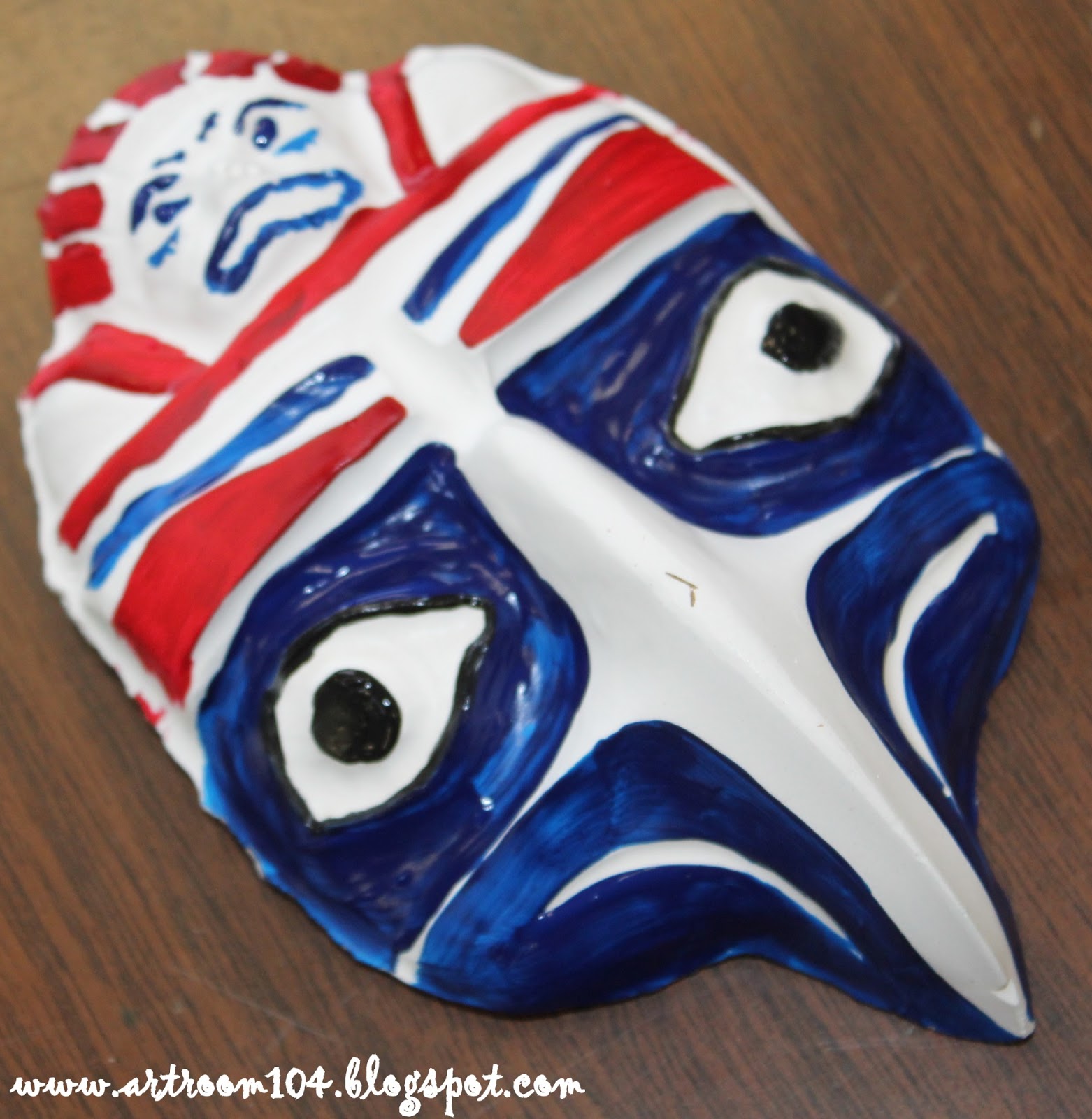 Art Room 104 Extended Day Project Plaster Masks