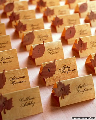 Autumn Place Cards