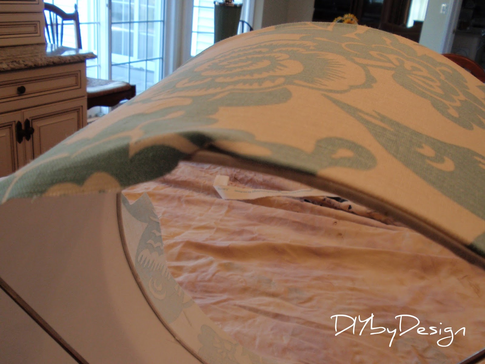 DIY by Design Fabric Covered Lampshade Tutorial