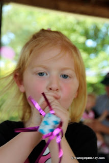 girl at birthday party