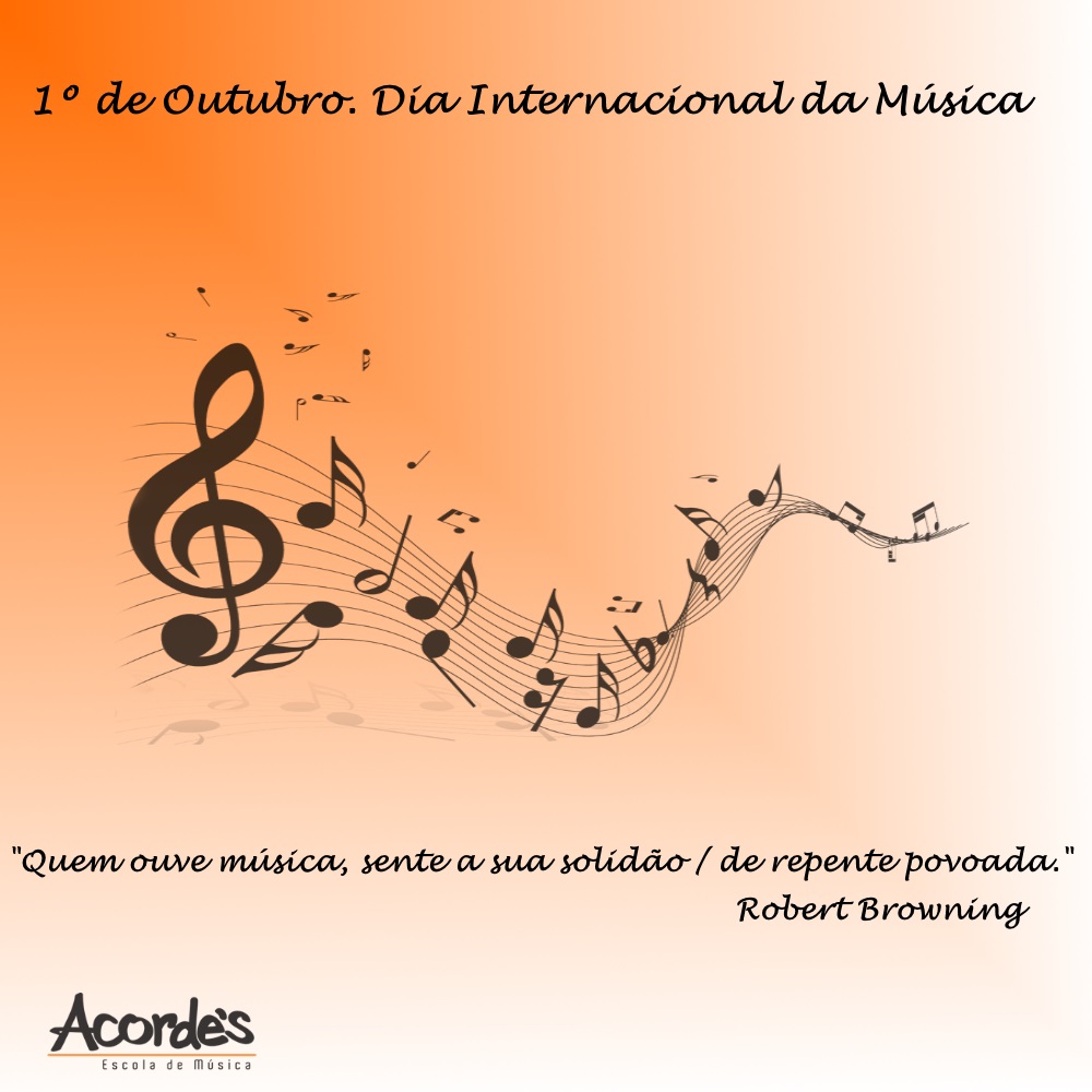 Hoje dia 01/10 se comemora o dia internacional da musica e nada melhor
