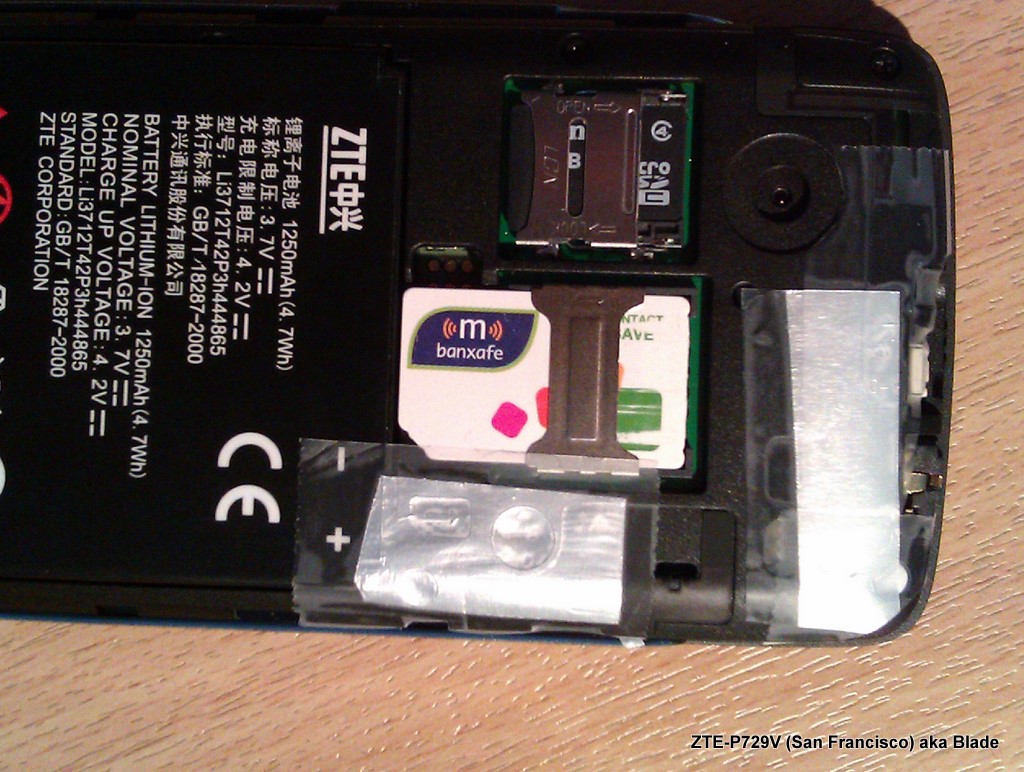 Zte blade p729v zte blade p729v the front