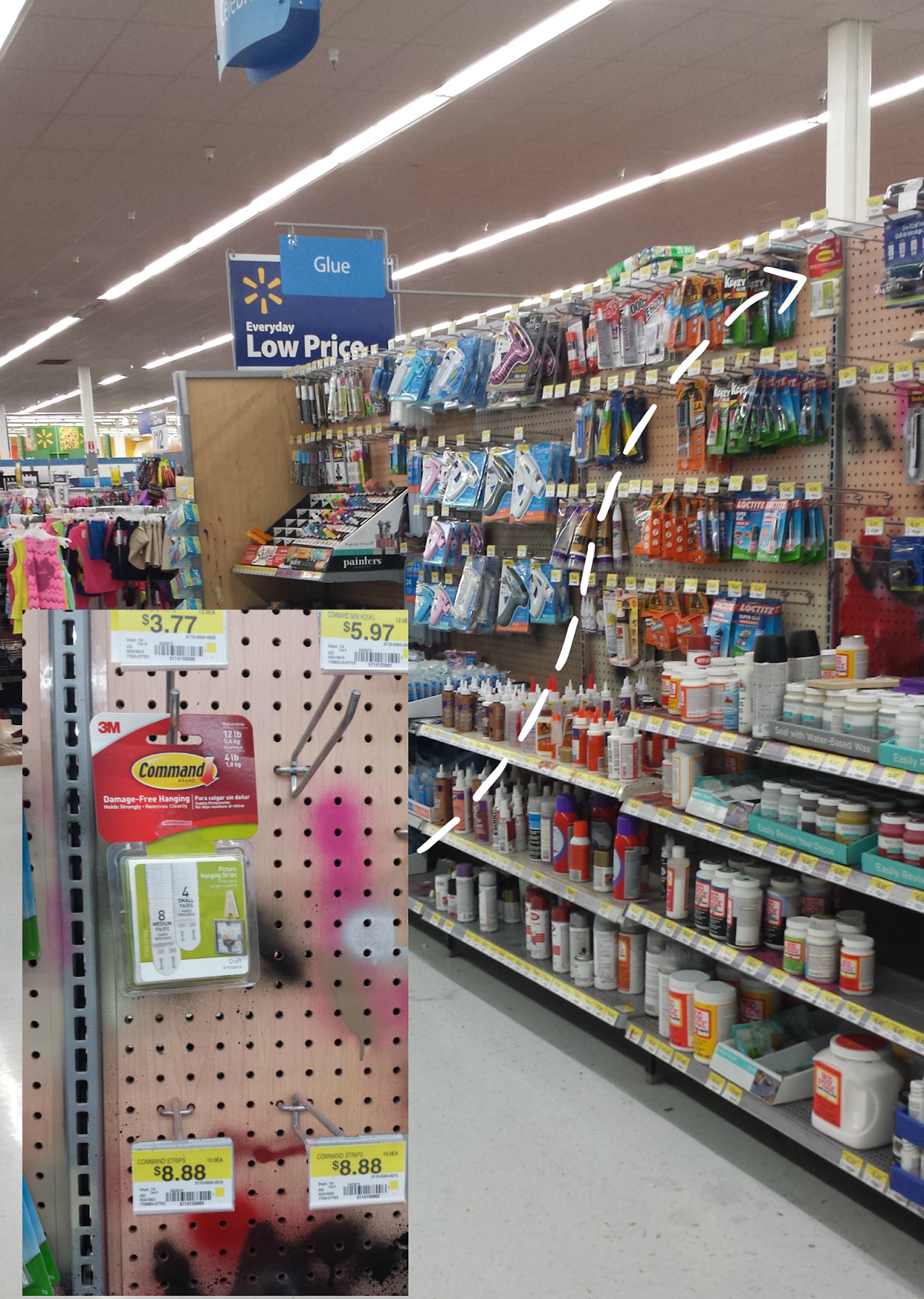 walmart craft aisle #shop