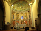 Interior de l'església de Sant Martí del Brull Interior de l'església de Sant Martí del Brull
