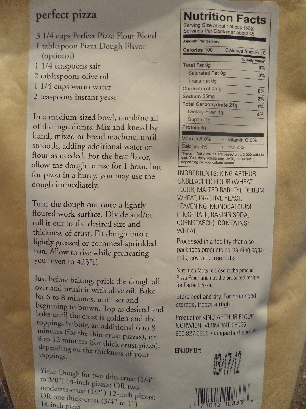 Best Pizza in Hong Kong King Arthur Perfect Pizza Flour Blend, Pizza