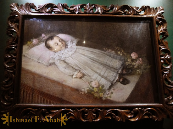 Painting of the dead child in the Philippine National Museum