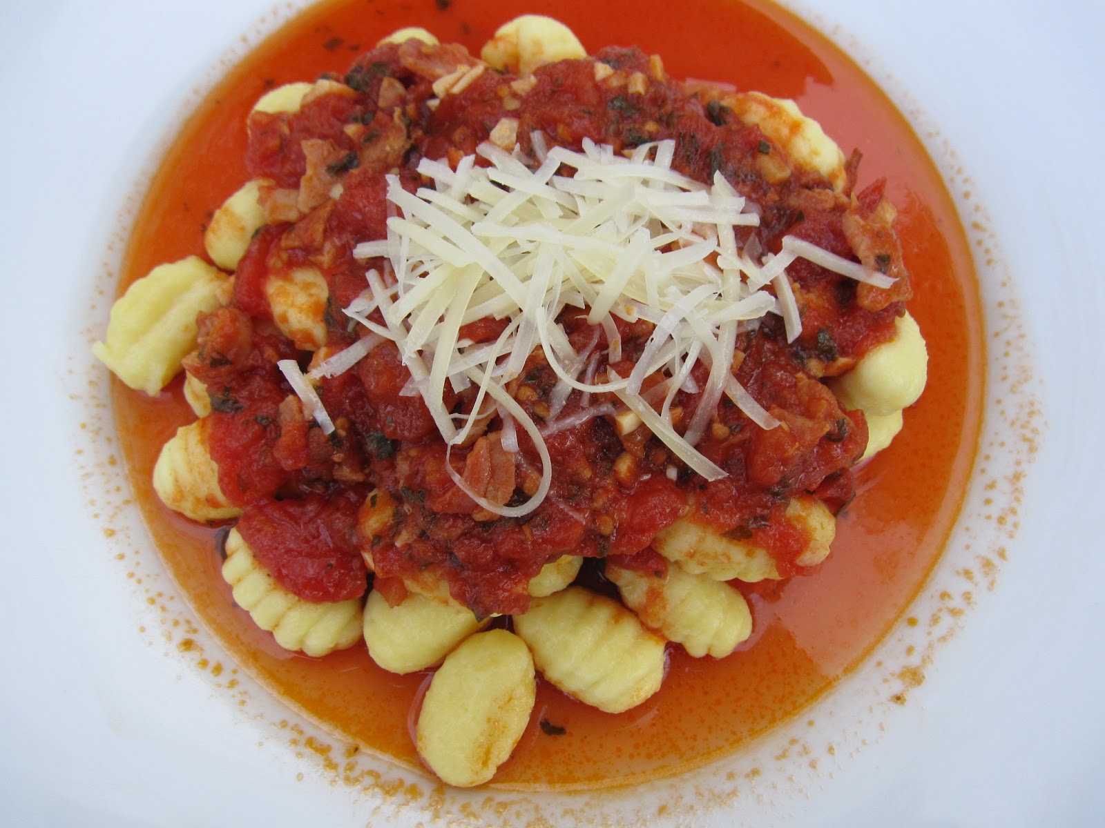The Doherty Dish Gnocchi with Tomato Pancetta Sauce