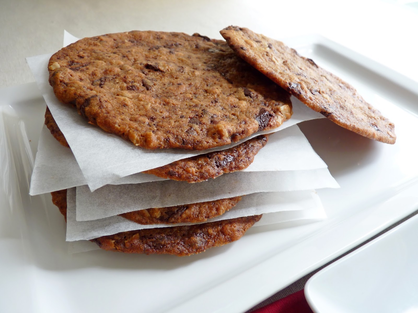 pastry studio Ultra Thin Chocolate Chunk Cookies