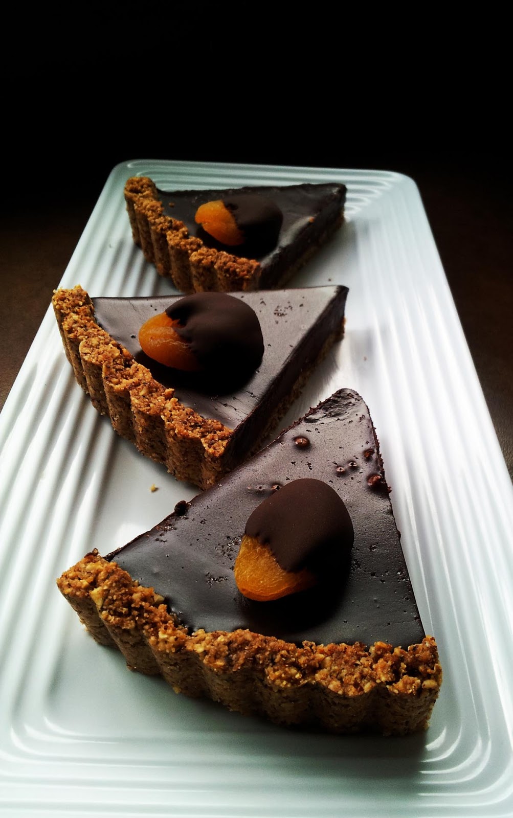 A Profound Hatred of Meat Apricot & Salt Chocolate Tart