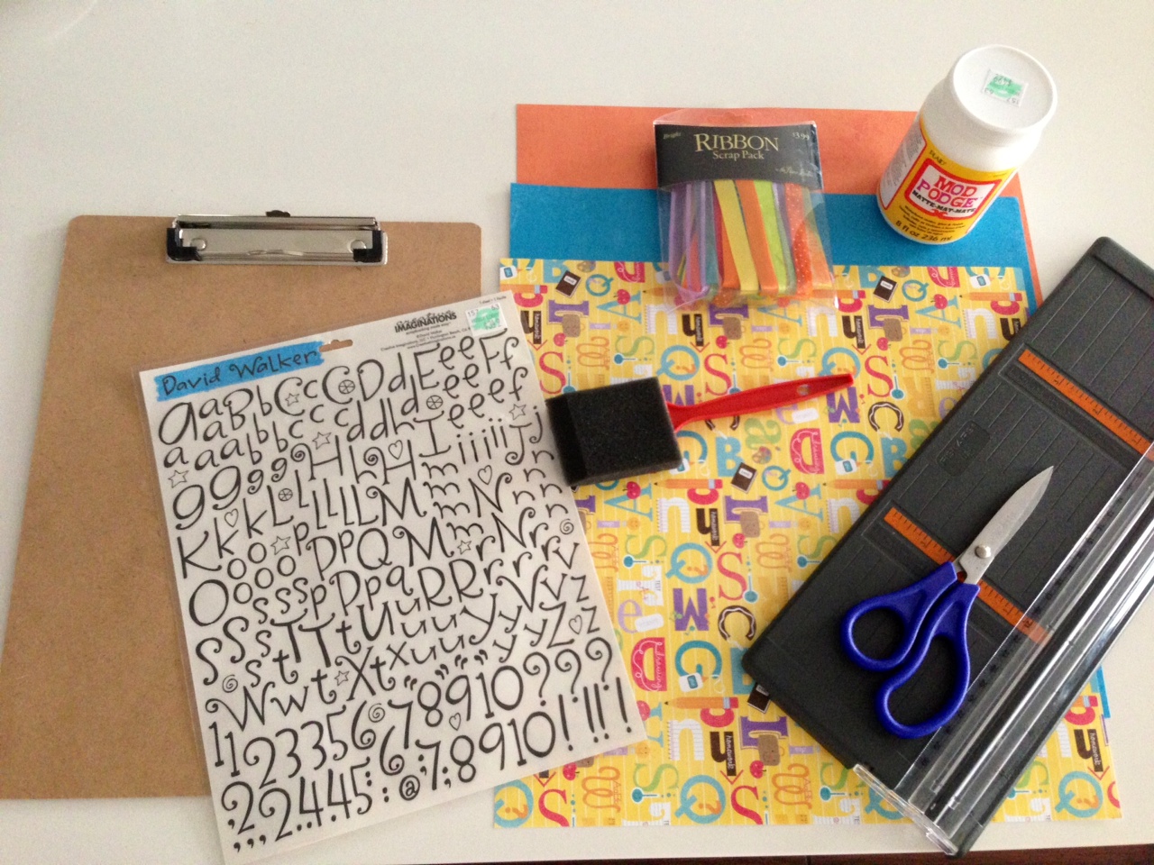 Teacher in Wonderland DIY clipboard + bonus mini clipboard preview