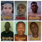 Retrato falado de suspeitos de matar policiais e divulgado pela policia