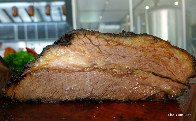 Close Up of the Brisket Little Island Brewing Co., Singapore