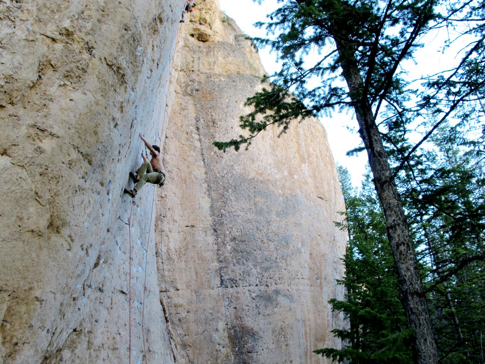 Actual Climbing Photos from Ten Sleep Team Mammut