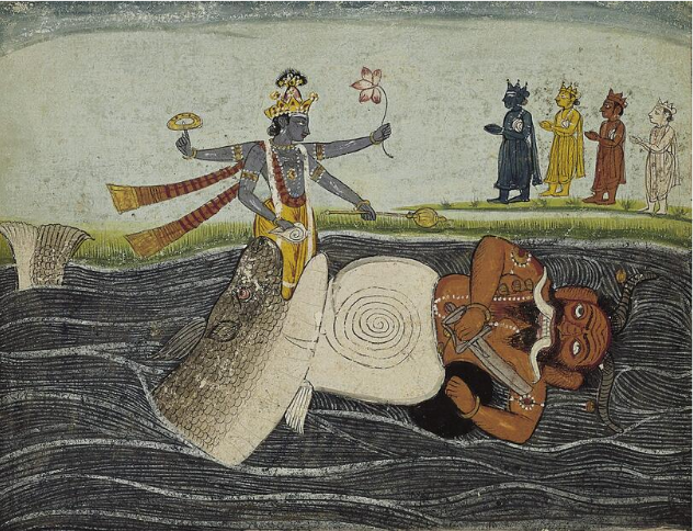 Lord Vishnu Incarnation - Matsaya Avtaar - Killing Hayagriva