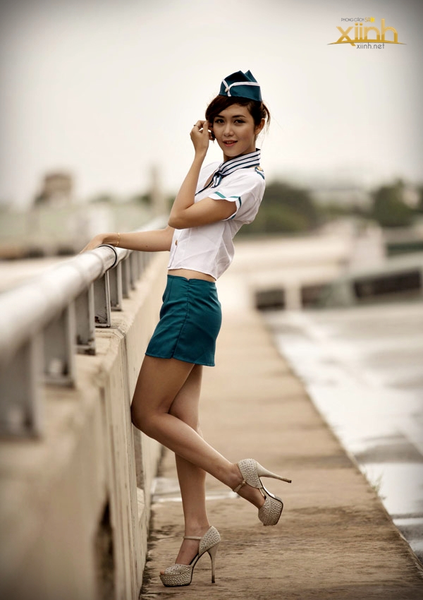Nguyễn Thị Bích Nga - 9X Việt xinh đẹp trong đồng phục tiếp viên hàng không