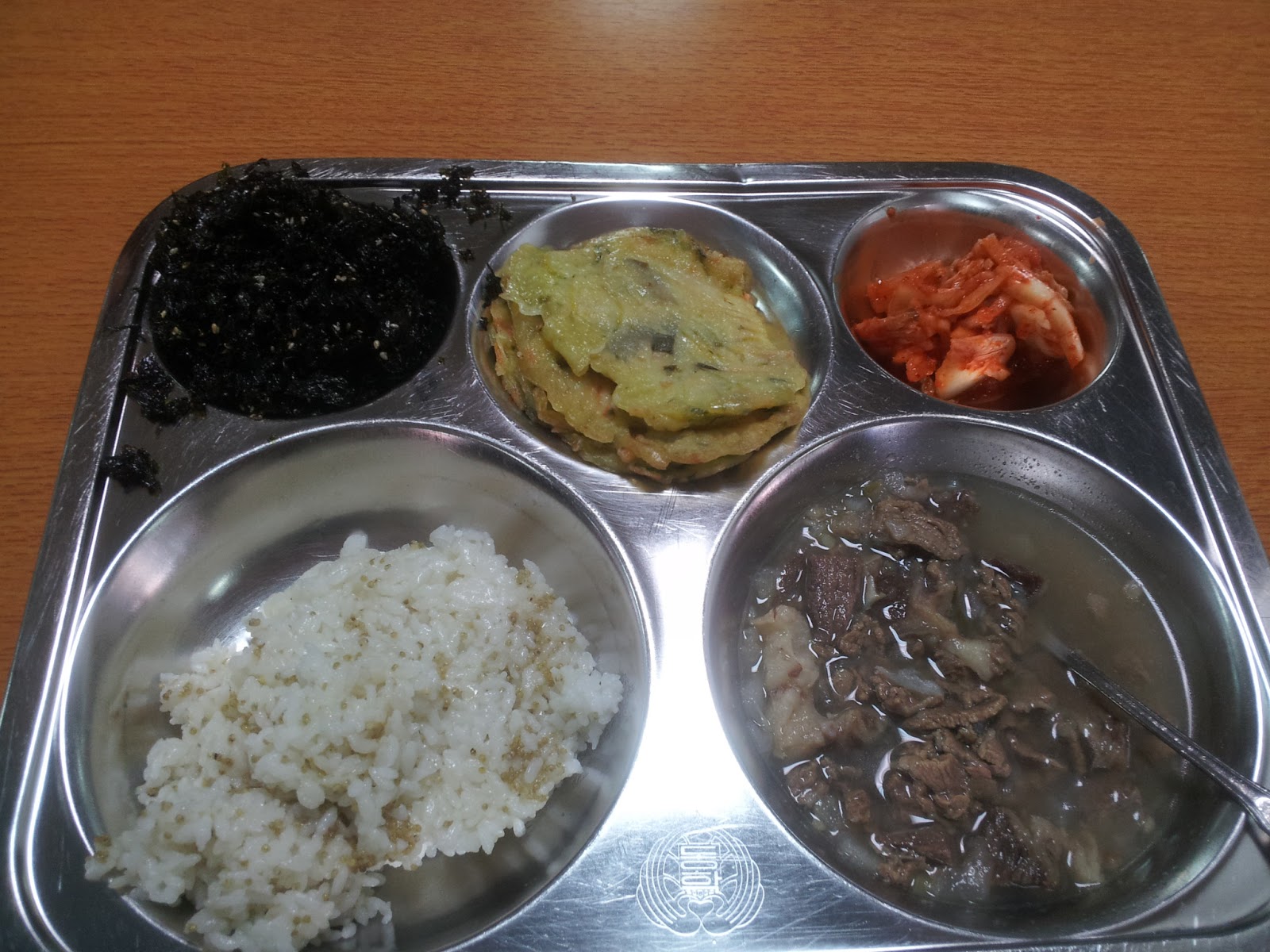 keeping an eternal perspective Korean Cafeteria Food