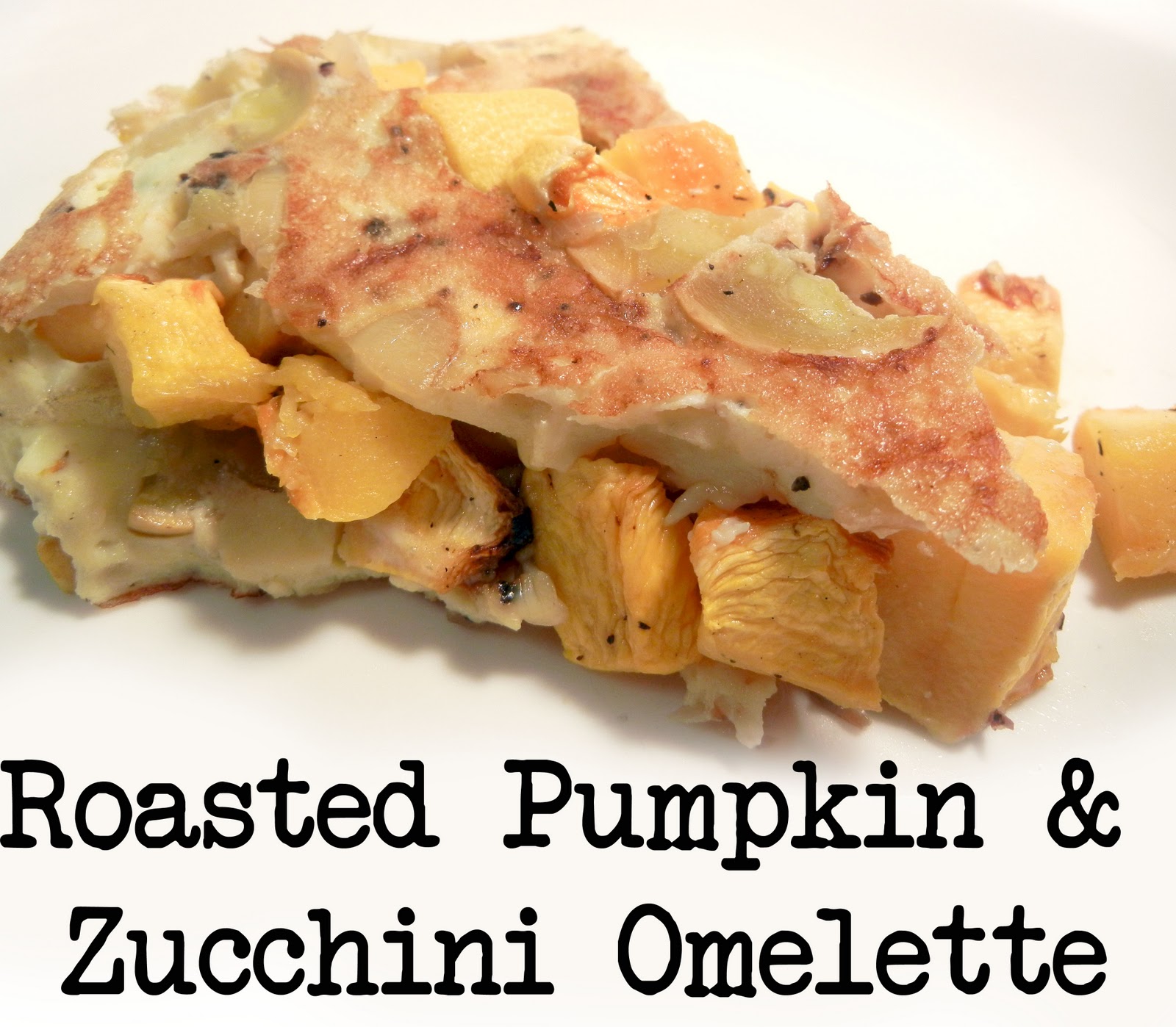 Roasted Pumpkin & zucchini omelette
