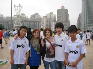 En un partido del Madrid, pero en China