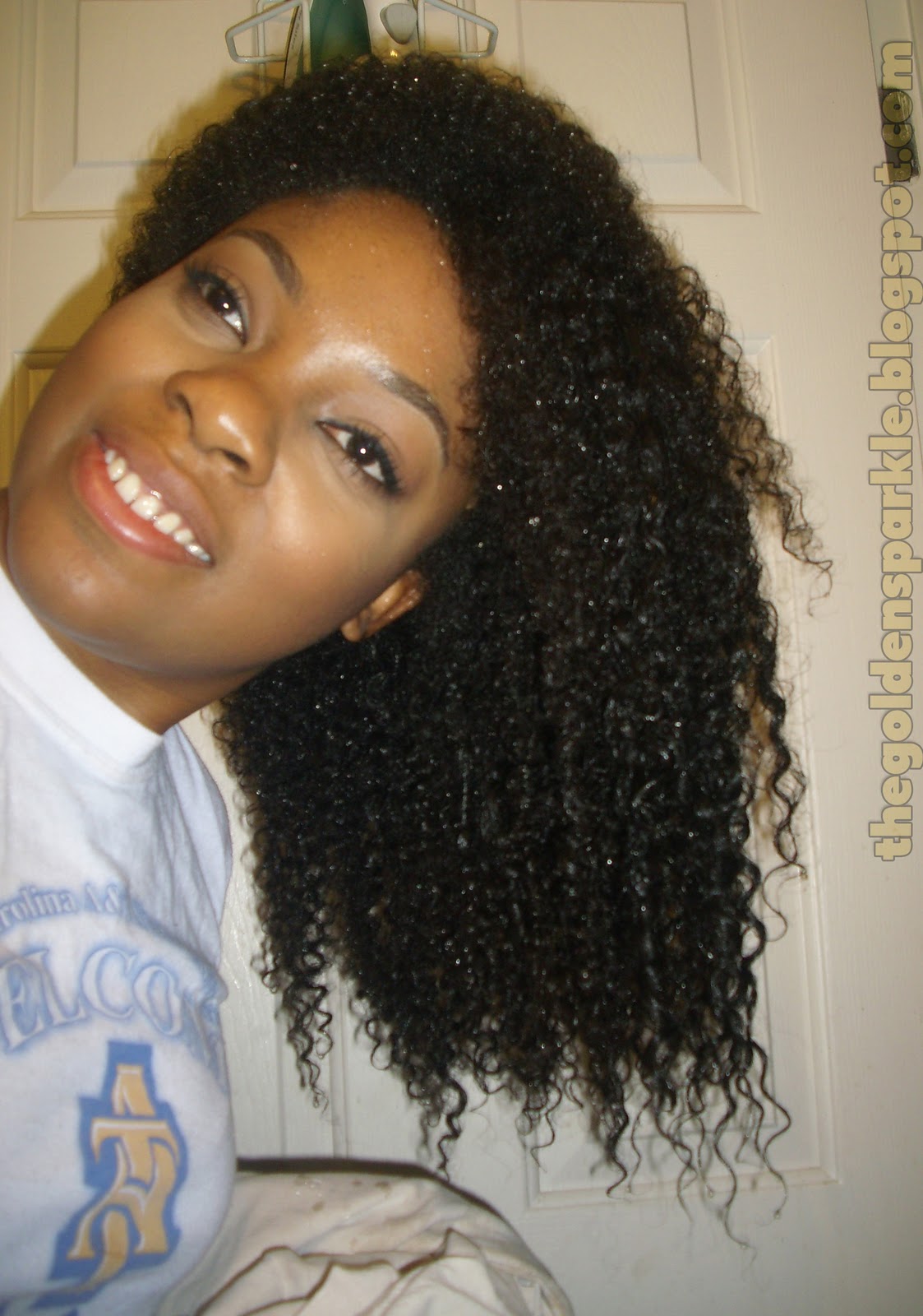 The Golden Sparkle Bye Bye Straight Hair Welcome Back Curls