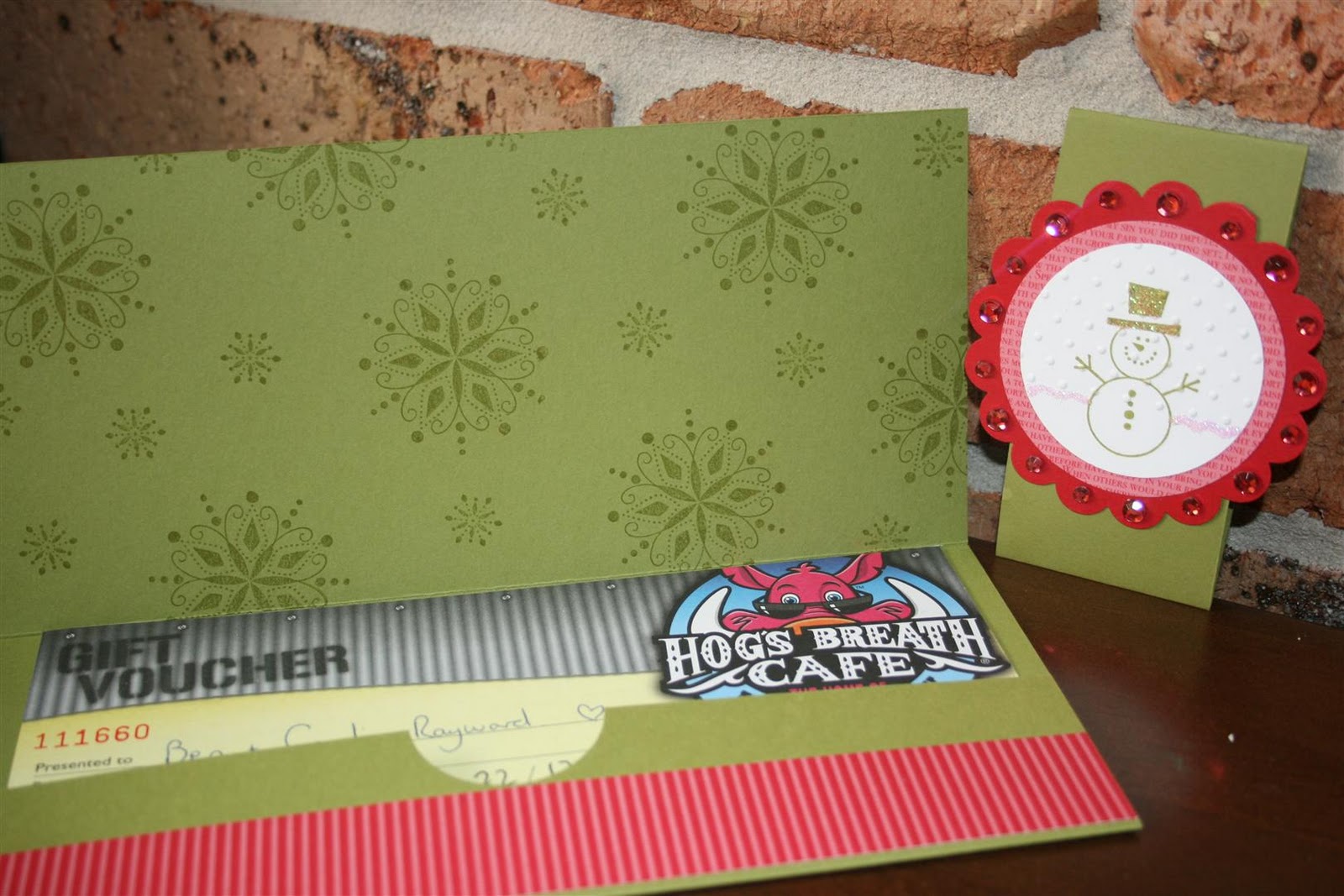 Chloe Evans Gift Voucher Holder