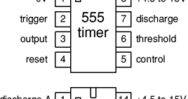 electronic hobby circuits: IC 555 pin configuration