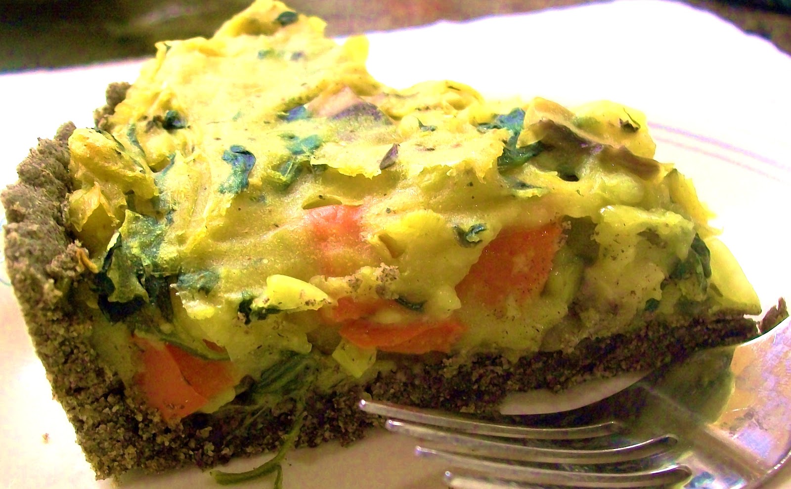 Living While Living Without Vegan Soy Free Quiche